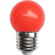 Lampada Led Bolinha Galaxy E27 1.5Wx220V Vermelho 1217 - Kit C/10 