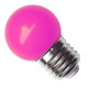 Lampada Led Bolinha Galaxy E27 1.5Wx220V Rosa 1219 - Kit C/10 