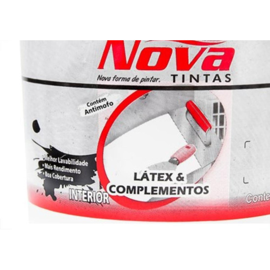 Tinta Latex Novatintas Acrilica Interna 3,6L Branca Galao 