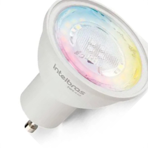 Lampada Led Spot Wifi Intelbras Inteligente Ews 440 