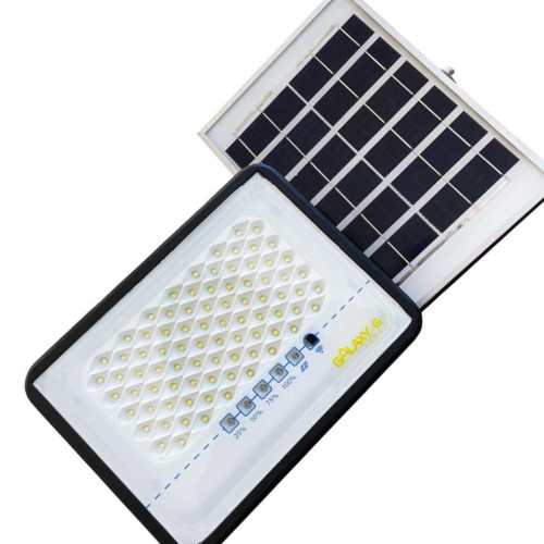 Refletor Led Com Placa Solar Galaxy Ip65 100W 6500K 4075