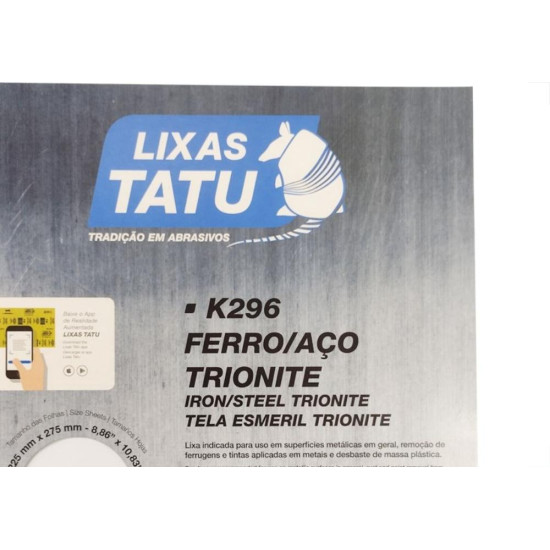 Lixa Ferro Tatu 60 Trionite K29600600025 - Kit C/25 