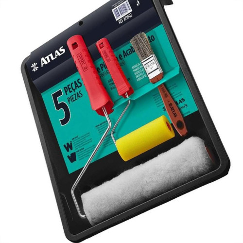 Kit Pintura Atlas 1002 Com 5 Pecas At1002