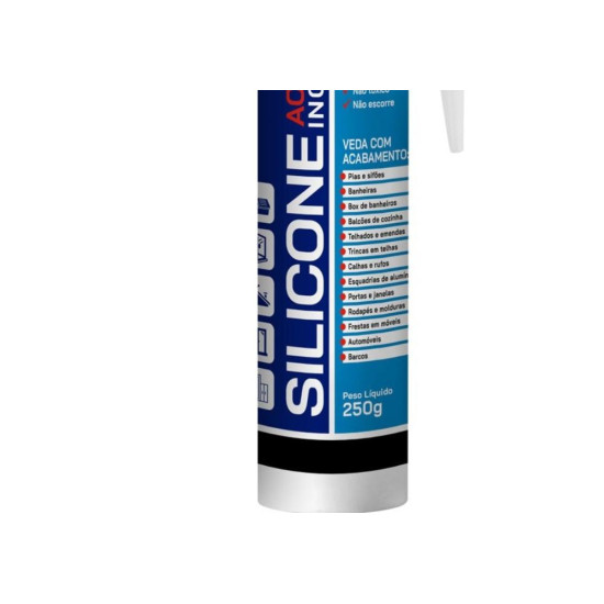 Cola Silicone Bond Garin 250G Incolor Ssai-250