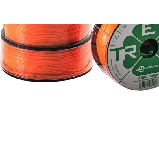 Linha Pedreiro Nylon Ekilon 0,8Mm 100M Caixa Laranja 051-004 - Kit C/10 