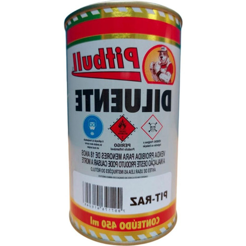 Aguarras Pitbull 450Ml Arpt45012 - Kit C/12 