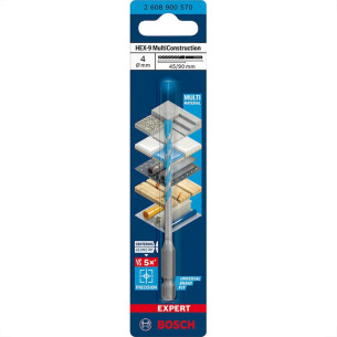 Broca Multiuso Construction Bosch Hex-9 4X45X90Mm -000