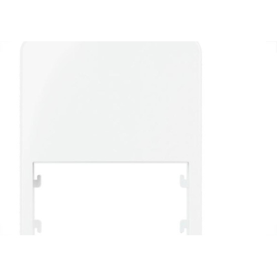 Placa Para Condulete Margirius Sleek 3/4 Branca (1Modulo Horizontal) Com Suporte 21843