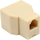 Emenda Femea Dupla Asantos Para Plug Rj45 4706