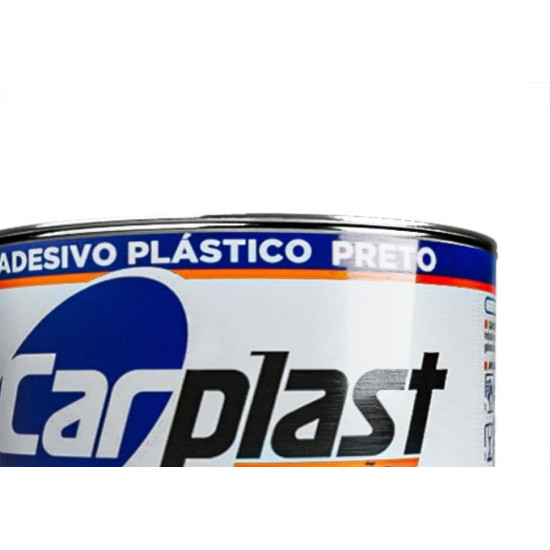 Massa Plastica Carplast 400G Preta Com Catalizador Ca215 - Kit C/12 