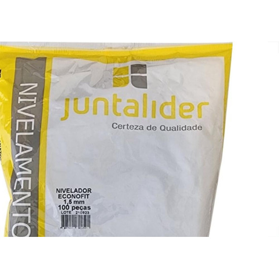 Espacador Nivelador Juntalider 1,0Mm Com 100Pecas 