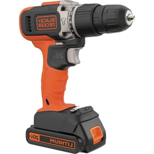 Furadeira/Parafusadeira Black & Decker 3/8'' Impacto 20V Bateria 2 Velocidades Bcd704C1-Br