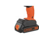 Furadeira/Parafusadeira Black & Decker 3/8'' Impacto 20V Bateria 2 Velocidades Bcd704C1-Br