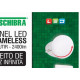 Luminaria Led Plafon Taschibra Frameless Borda Infinita Embutir Redondo 24W 3000K 16,5Cm 