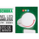 Luminaria Led Plafon Taschibra Frameless Borda Infinita Embutir Redondo 36W 3000K 22Cm 