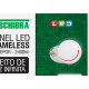 Luminaria Led Plafon Taschibra Frameless Borda Infinita Externo Quadrado 24W 3000K 17Cm 