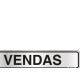 Placa Sinalizacao Aluminio 05X25 ''Vendas'' 100Aa