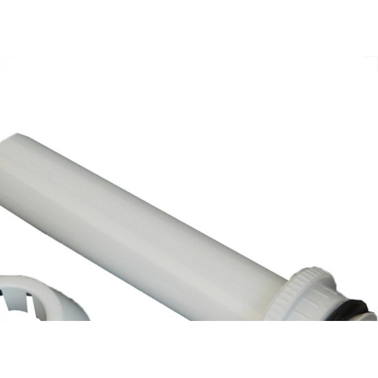 Tubo Ligacao Dacunha Abs Ajustavel Branco 20Cm 