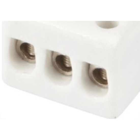 Conector Porcelana Sindal 10Mm 3 Bornes 000.3603.Pr.B - Kit C/12 