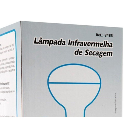 Lampada Secagem Infra-Vermelho Brasfort 250 X 127V 8463