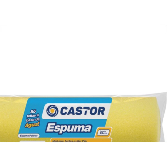 Rolo Espuma Castor 23Cm Sem Cabo 31