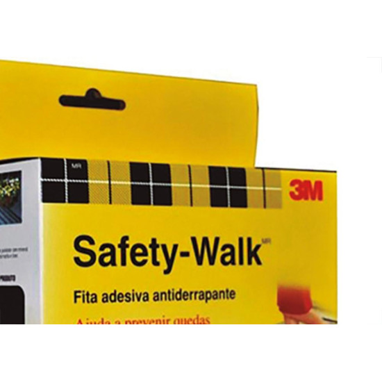 3M Fita Antiderrapante  Int.5Mt - Preta