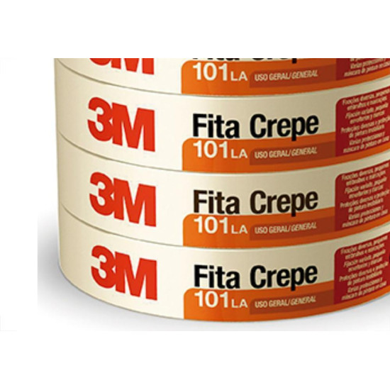 3M Fita Crepe  101La Uso Ger.24X50M - Kit C/5 Rl