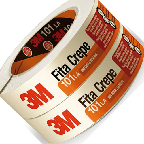 3M Fita Crepe  101La Uso Ger.48X50M - Kit C/2 Rl