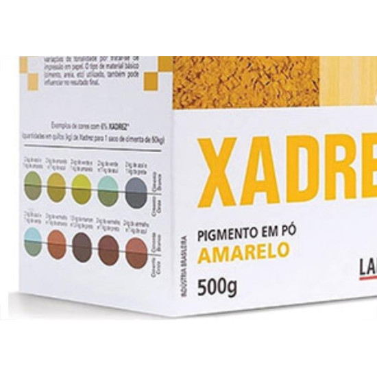 Xadrez Po  Amarelo 500 Grs