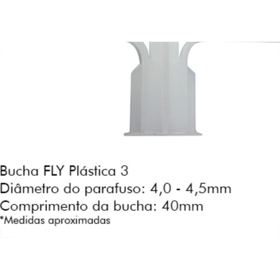 Sforplast Bucha P/Gesso 3 13-23Mm C/250 Fly