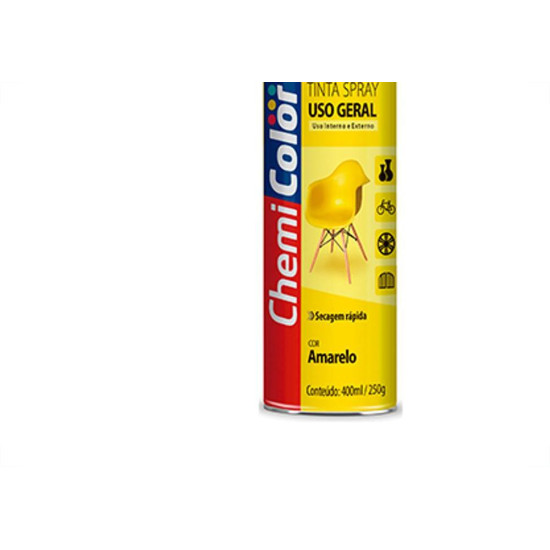 Chemicolor Spray Chemic.Geral Amarelo  400Ml