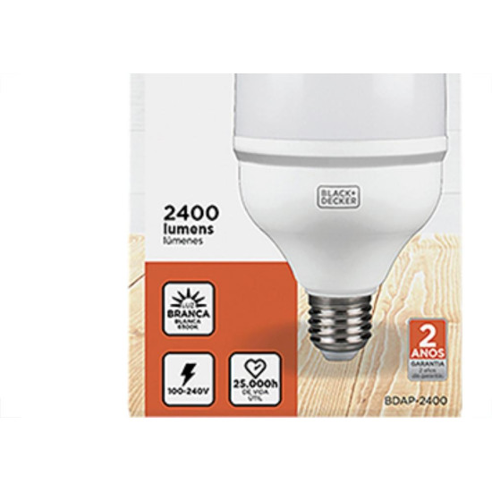 Black & Decker Iluminacao Lamp Led A.Fator B.D 30W T80 6500K