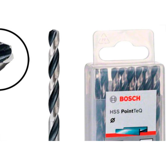 Bosch Broca Aco Rapido  P.Teq K 7/32 - Kit C/10 Pc