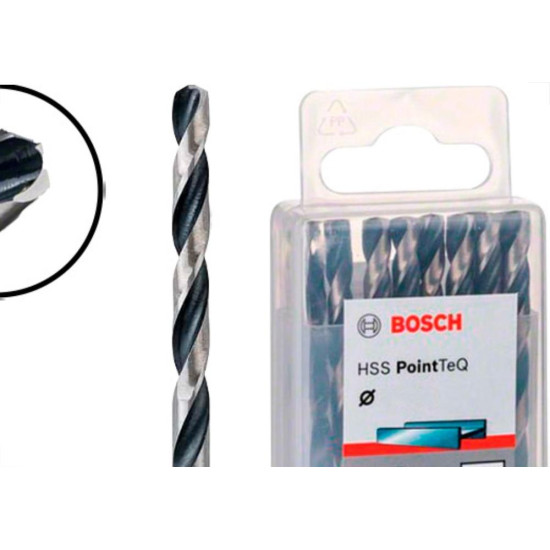 Bosch Broca Aco Rapido  Pointteq 9.0Mm - Kit C/10 Pc