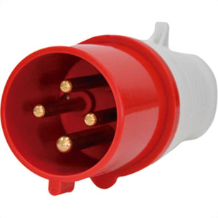 Jng Plug  3P+T 32A Verm Mgi-024 6H