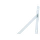 Suporte Prateleira Mao Francesa Thompson Forte 30Cm Branco - Kit C/12 Pecas