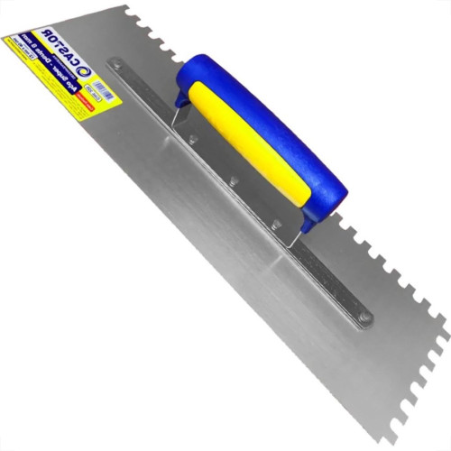 Desempenadeira Aco Castor Dentada 12 X 40Cm Dente 8Mm -225