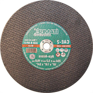 Disco Corte Ferro Itambe 10''X1/8''X3/4''- 2 Telas Cae2 - 6949