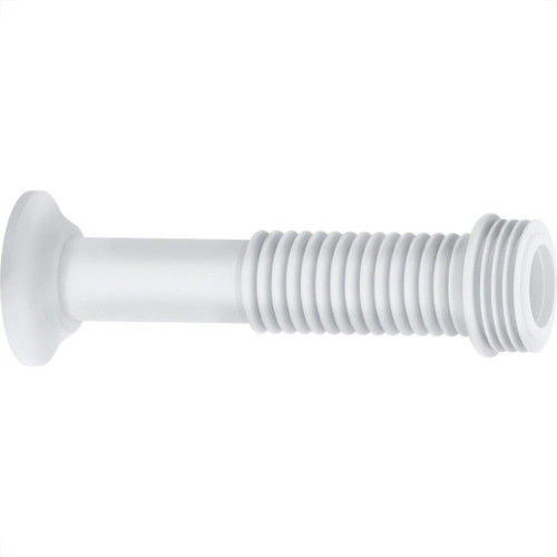 Tubo Ligacao Censi Plastico Branco Ajustavel Sanfonado Com Spud - 7290