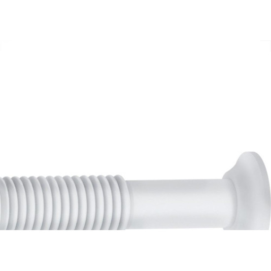 Tubo Ligacao Censi Plastico Branco Ajustavel Sanfonado Com Spud - 7290