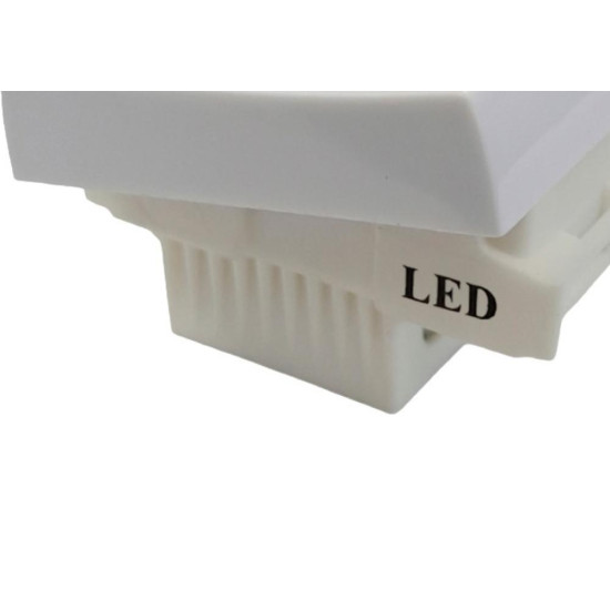 Modulo Ilumi Slim Com Led Campainha Largo Branco 81372