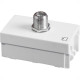 Modulo Ilumi Slim Tomada Conector Para Fio Coaxial Branco - 8163