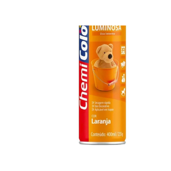 Spray Chemicolor Luminoso Laranja 400Ml/235G.