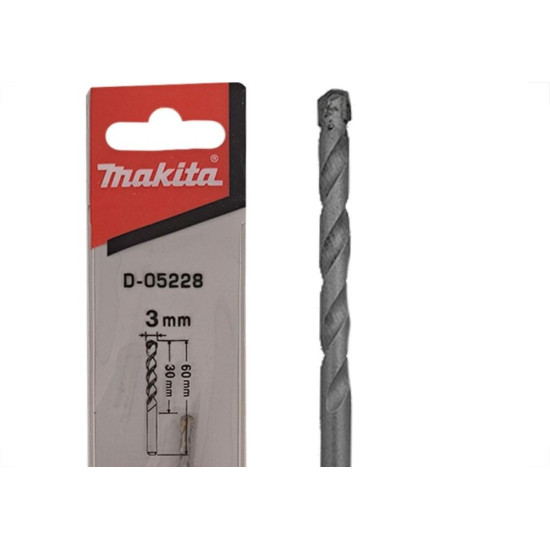 Broca Widea Makita 3 X 60Mm D-05228 - Kit C/5 Pecas