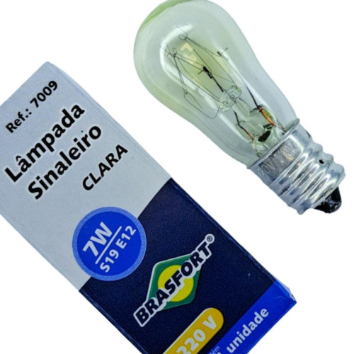 Lampada Para Sinaleiro Brasfort E-12 220V.