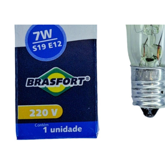 Lampada Para Sinaleiro Brasfort E-12 220V.