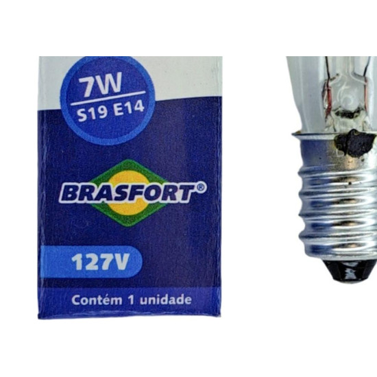 Lampada Para Sinaleiro Brasfort E-14 127V.