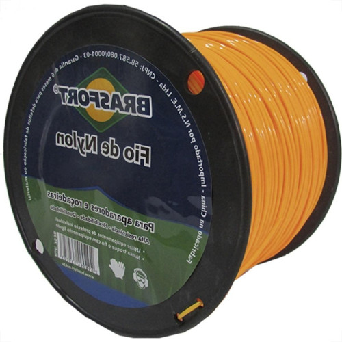 Fio De Nylon Para Aparador De Grama Brasfort 1,8Mm Com 1Kg - 7538