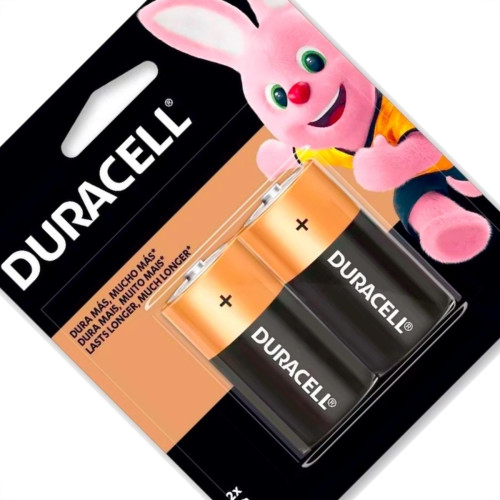 Pilha Duracell Alcalina Media C Cartela Com 2 Pecas