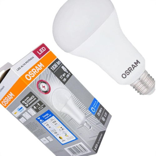 Lampada Led Alta Potencia Osram 17W. 1836Lm E-27. Bivolt 6500K.